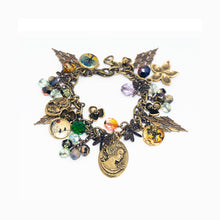 Load image into Gallery viewer, Vintage Style Charm Bracelet - Cameos &amp; Lockets - Vintage Style Charm Bracelet - Cameos &amp; Lockets - UrbanroseNYC
