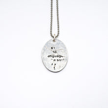 Load image into Gallery viewer, Cutout Quotation Pendant - Ballerina - Cutout Quotation Pendant - Ballerina - UrbanroseNYC
