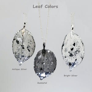 Gilded Leaf Earrings - Monochromatics UrbanroseNYC