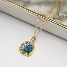 Load image into Gallery viewer, Minimalist Gemstone Pendant - K2 Jasper - Minimalist Gemstone Pendant - K2 Jasper - UrbanroseNYC
