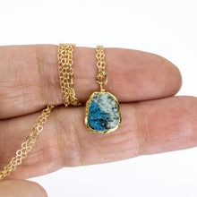 Load image into Gallery viewer, Minimalist Gemstone Pendant - K2 Jasper - Minimalist Gemstone Pendant - K2 Jasper - UrbanroseNYC

