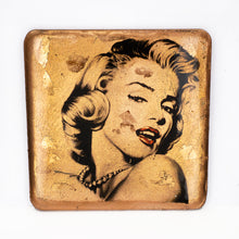 Load image into Gallery viewer, Gilded Coaster - Marilyn Monroe UrbanroseNYC
