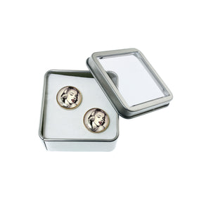 Altered Art Cufflinks - Marilyn Monroe Glamour - Altered Art Cufflinks - Marilyn Monroe Glamour - UrbanroseNYC