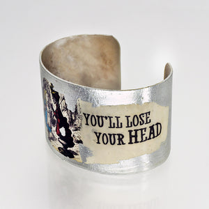 Gilded Cuff Bracelet - You'll Lose Your Head UrbanroseNYC