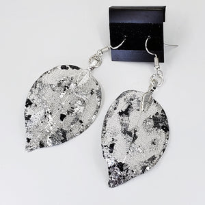 Gilded Leaf Earrings - Monochromatics UrbanroseNYC