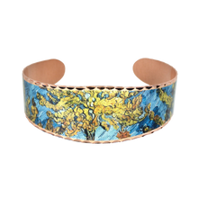 Load image into Gallery viewer, Copper Art Bracelet - Van Gogh Mulberry Tree
