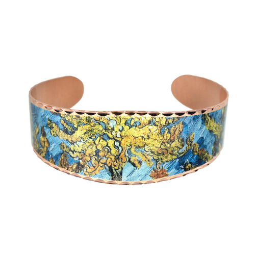 Copper Art Bracelet - Van Gogh Mulberry Tree - UrbanroseNYC