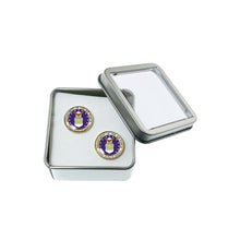 Load image into Gallery viewer, Altered Art Cufflinks - US Air Force Emblem - Altered Art Cufflinks - US Air Force Emblem - UrbanroseNYC
