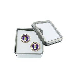 Altered Art Cufflinks - US Air Force Emblem - Altered Art Cufflinks - US Air Force Emblem - UrbanroseNYC
