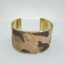 Load and play video in Gallery viewer, Portuguese Cork Channel Cuff - Camouflage
