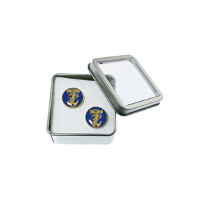 Altered Art Cufflinks - Coney Island Mermaid - Altered Art Cufflinks - Coney Island Mermaid - UrbanroseNYC