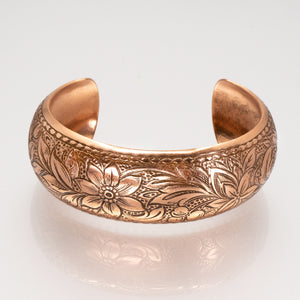 Solid Copper Domed Cuff - Daisy Design UrbanroseNYC