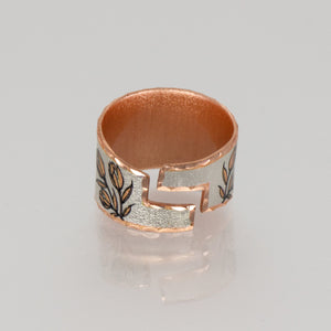 Copper Art Ring - Dragonfly UrbanroseNYC