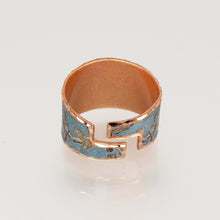 Load image into Gallery viewer, Copper Art Ring - Van Gogh Almond Blossoms
