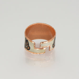 Copper Art Ring - Butterfly - UrbanroseNYC