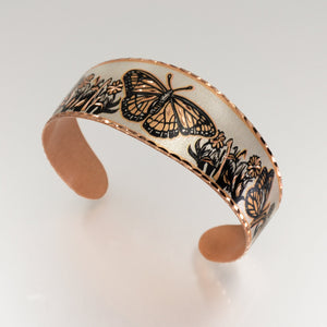 Copper Art Bracelet - Butterfly - UrbanroseNYC