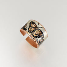 Load image into Gallery viewer, Copper Art Ring - Butterfly - UrbanroseNYC
