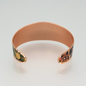 Copper Art Bracelet - Frida Kahlo