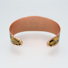 Load image into Gallery viewer, Copper Art Cuff - Gustav Klimt Freya&#39;s Tears
