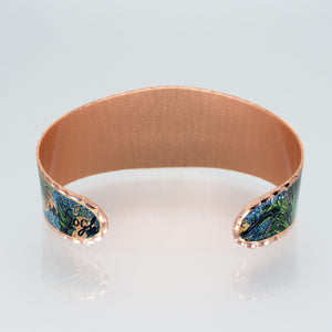 Copper Bracelet - Van Gogh Crown Imperial Fritillaries in a Copper Vase