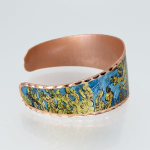 Copper Art Bracelet - Van Gogh Mulberry Tree
