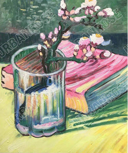 Copper Art Cuff - Van Gogh Blossoming Almond Branch
