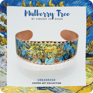 Copper Art Bracelet - Van Gogh Mulberry Tree