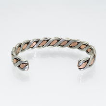 Load image into Gallery viewer, Men&#39;s &amp; Women&#39;s Heavy Twisted Wire Copper-Nickel Bracelet - UrbanroseNYC
