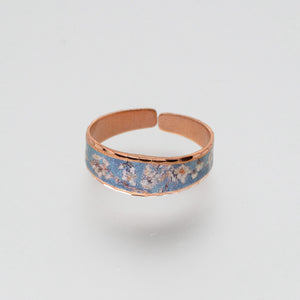 Copper Art Ring - Van Gogh Almond Blossoms