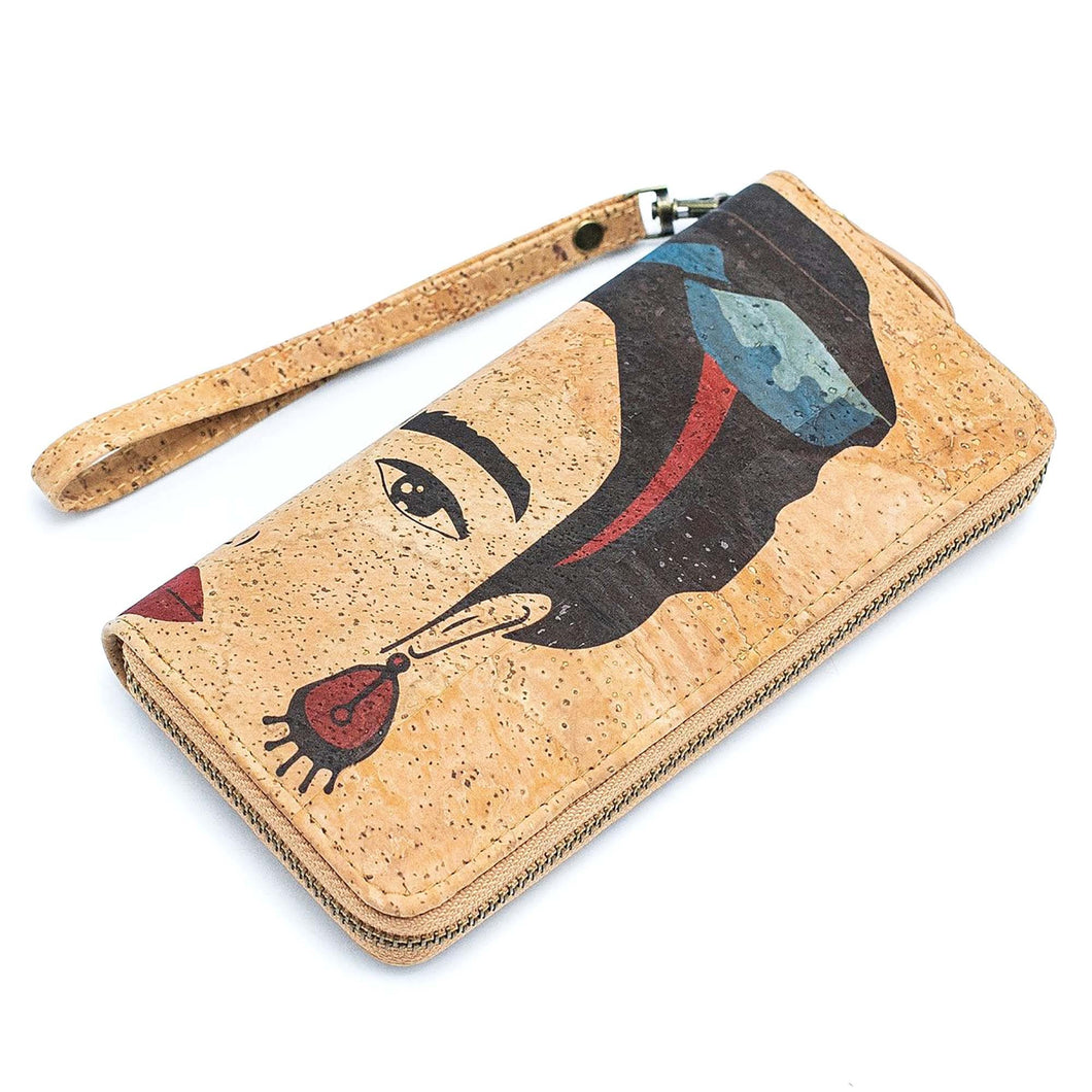 Portuguese Cork Wallet - Frida Kahlo UrbanroseNYC