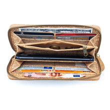 Load image into Gallery viewer, Portuguese Cork Wallet - Frida Kahlo open view UrbanroseNYC
