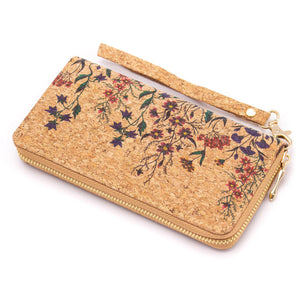 Portuguese Cork Wallet - Coral Reef UrbanroseNYC