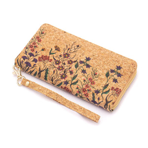 Portuguese Cork Wallet - Coral Reef UrbanroseNYC