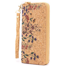 Load image into Gallery viewer, Portuguese Cork Wallet - Coral Reef Vertical View UrbanroseNYC
