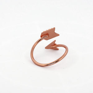 Solid Copper Arrow Ring - UrbanroseNYC