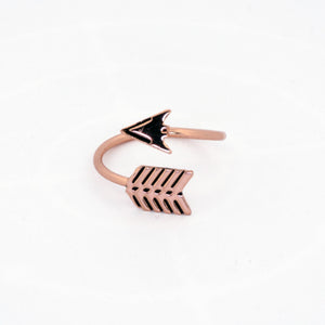 Solid Copper Arrow Ring - UrbanroseNYC