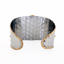 Load image into Gallery viewer, Mixed Metal Cuff Bracelet - Lazurite - UrbanroseNYC

