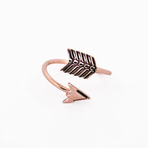 Solid Copper Arrow Ring - UrbanroseNYC