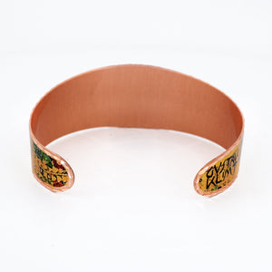 Copper Art Bracelet - Gustav Klimt The Kiss