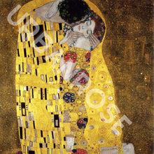 Load image into Gallery viewer, Copper Art Bracelet - Gustav Klimt The Kiss
