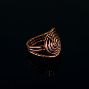 Copper Wire Ring - Style 8 UrbanroseNYC