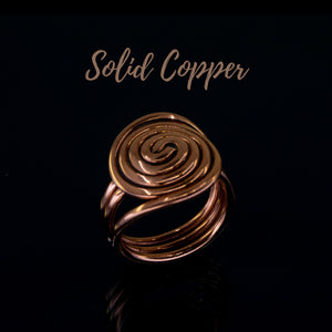 Copper Wire Ring - Style 8 UrbanroseNYC