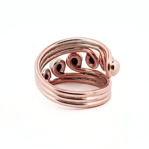 Copper Wire Ring - Style 6 UrbanroseNYC