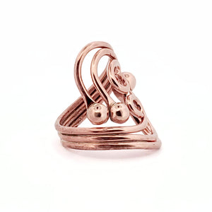 Copper Wire Ring - Style 5 UrbanroseNYC