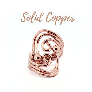 Copper Wire Ring - Style 5 UrbanroseNYC