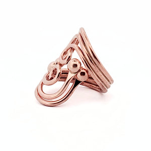 Copper Wire Ring - Style 5 UrbanroseNYC