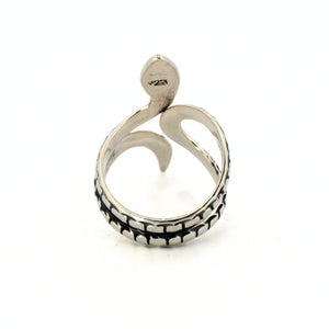 Taxco Sterling Silver Snake Ring - UrbanroseNYC