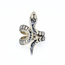 Load image into Gallery viewer, Taxco Sterling Silver Snake Ring - UrbanroseNYC
