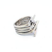 Load image into Gallery viewer, Taxco Sterling Silver Modernist Ring - Style 7 - UrbanroseNYC
