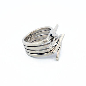 Taxco Sterling Silver Modernist Ring - Style 7 - UrbanroseNYC